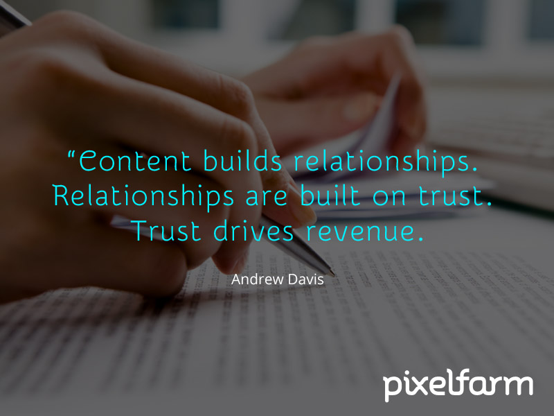 Content marketing quote