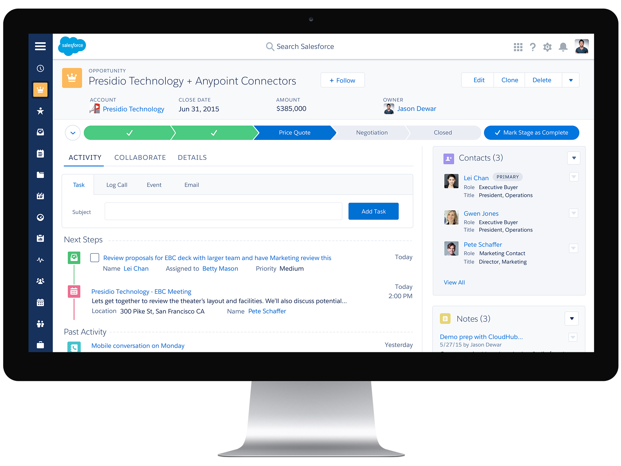 salesforce crm nieuwe interface